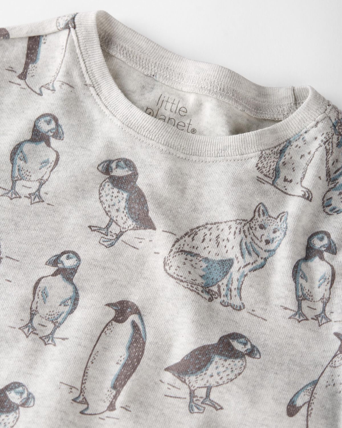 Paquete de 2 camisas para niños pequeños hechas con algodón orgánico