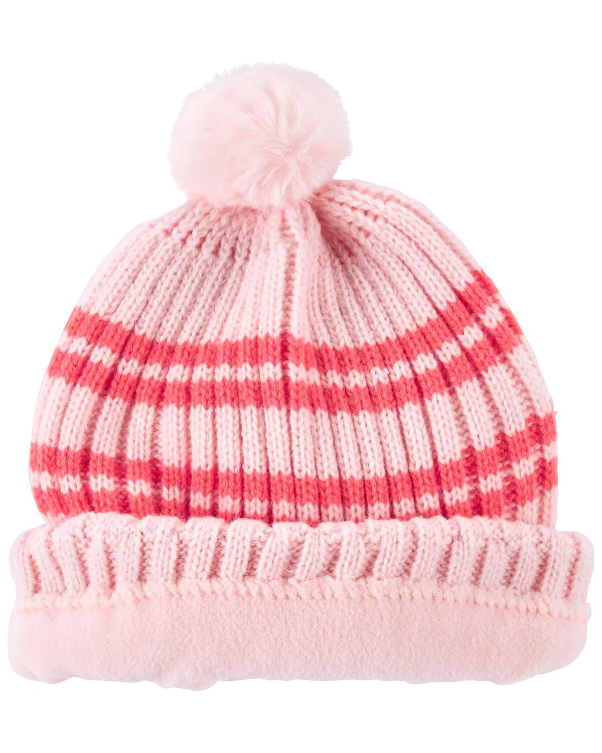 Gorro de punto a rayas para bebé
